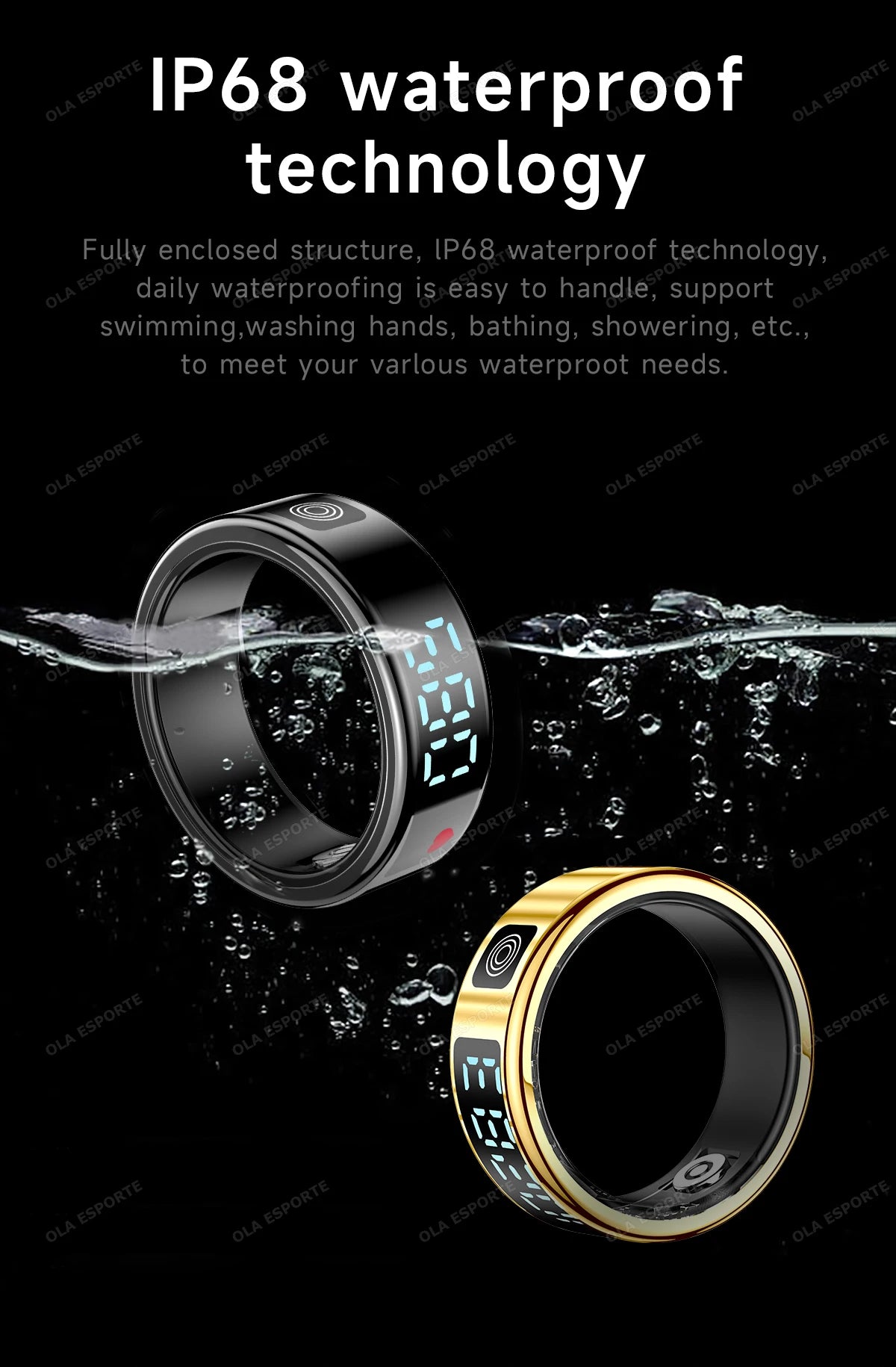 Ola Esporte Smart Ring for Well-being