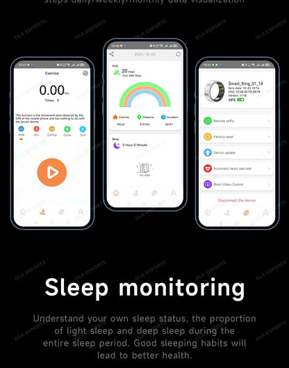 Ola Esporte Smart Ring for Well-being